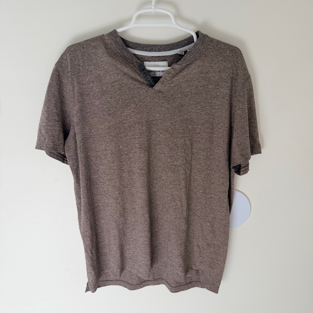 Paper Denim & Cloth Heathered Brown Top